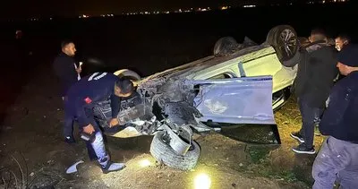 Şanlıurfa’da otomobil şarampole uçtu: 2 kişi yaralandı