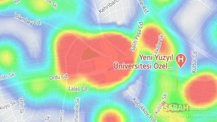 İstanbul'un HES haritası güncellendi! İşte İstanbul'da ilçe ilçe corona haritası