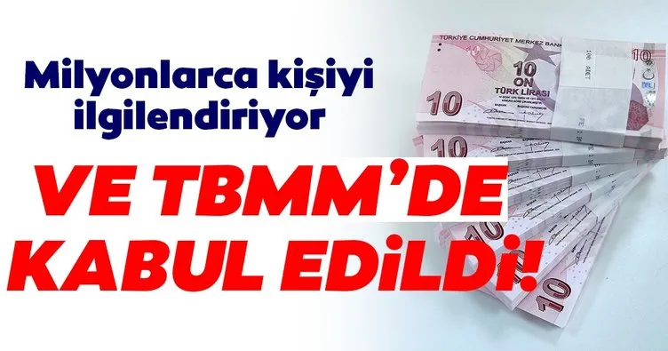 Son dakika | Koronavirüse karşı ekonomik önlemler içeren kanun teklifi TBMM'de kabul edildi