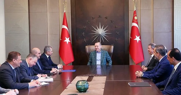 Cumhurbaşkanı Erdoğan, Rusya Savunma Bakanı Şoygu’yu kabul etti