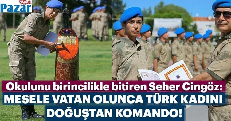 Mesele vatan olunca Türk kadını doğuştan komando