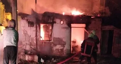 Tarsus'ta ev yangını #mersin