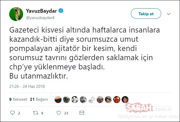 FETÃ'cüler sosyal medyada Åok geçirdi