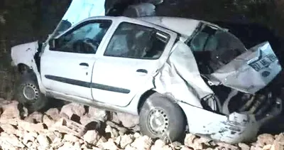 Şanlıurfa otomobil şarampole yuvarlandı!