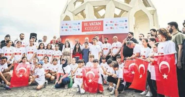 Şehitler vatan koşusu’nda anıldı