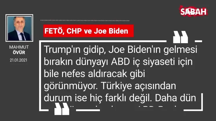 Mahmut Övür | FETÖ, CHP ve Joe Biden