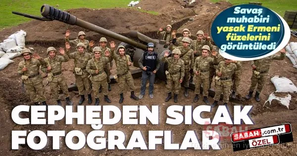 Azerbaycan-Ermenistan cephe hattından sıcak fotoğraflar