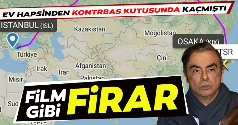 Film gibi firar İstanbul’dan geçti