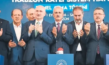 Trabzon’a raylı sistem geliyor