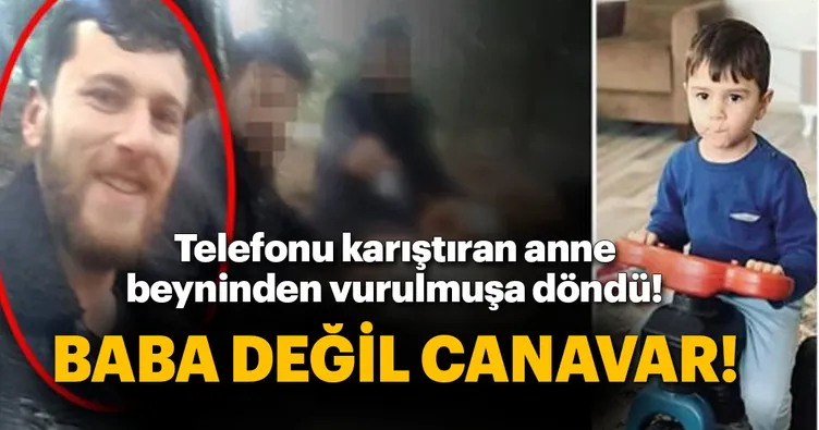 4 yaşındaki oğlunu öldürüp selfie çekti