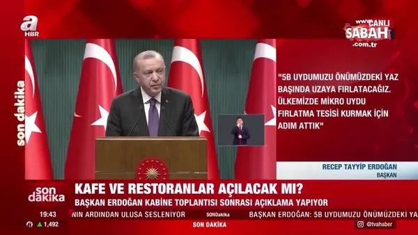 SON DAKİKA HABERİ: Başkan Recep Tayyip Erdoğan kabine toplantısı sonrası tarih verdi | Video