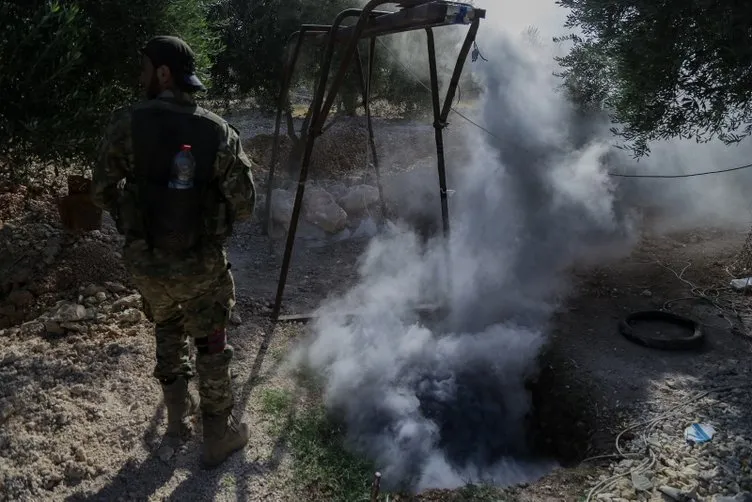 Tel Abyad’daki Ermeni Kilisesi önce DEAŞ sonra PKK tarafından karargah olarak kullanılmış