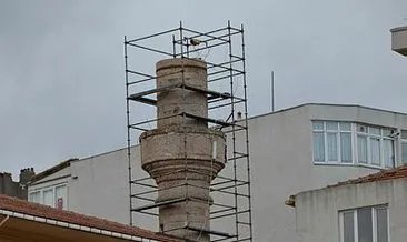 Asırlık caminin minare taşları Kayseri’den gelecek