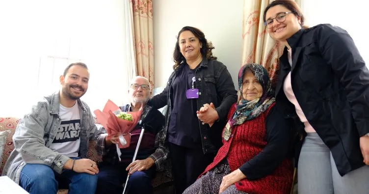 Mersin Şehir Hastanesi’nden ’Yaşlılara Saygı Haftası’nda anlamlı ziyaret