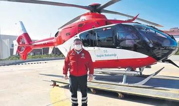 10 yıldır havada hayat kurtarıyor