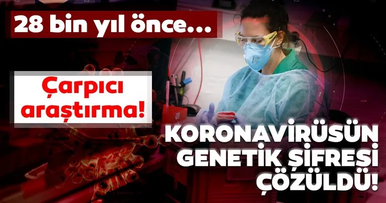Son dakika: Alman ve İsveçli bilim insanları açıkladı! İşte koronavirüsün genetik şifresi! 28 bin yıllık miras...