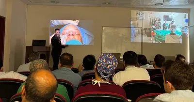 Harran Üniversitesi Hastanesi'nde kulak burun boğaz uzmanları bir araya geldi #sanliurfa