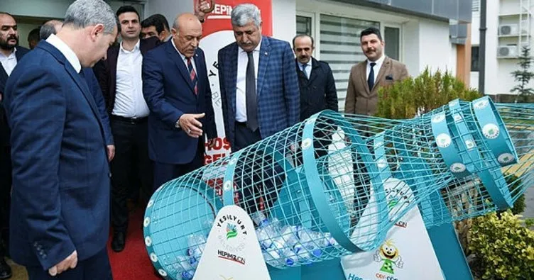 Malatya Yeşilyurt Belediyesi’nden ‘Geri dönüşüm sepet şişe’ projesi