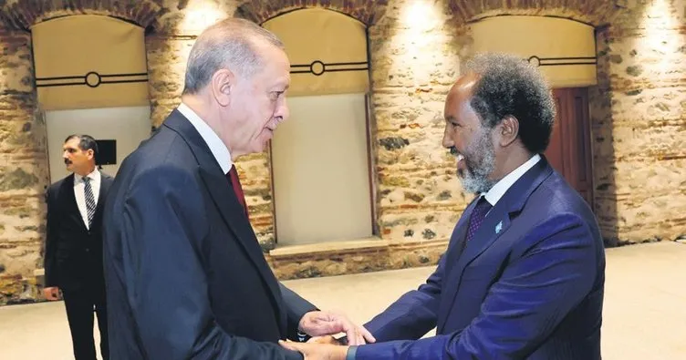 Dolmabahçe’de Somalili konuk