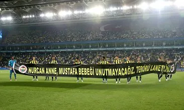 Fenerbahçe - Cagliari maçında şehitler unutulmadı