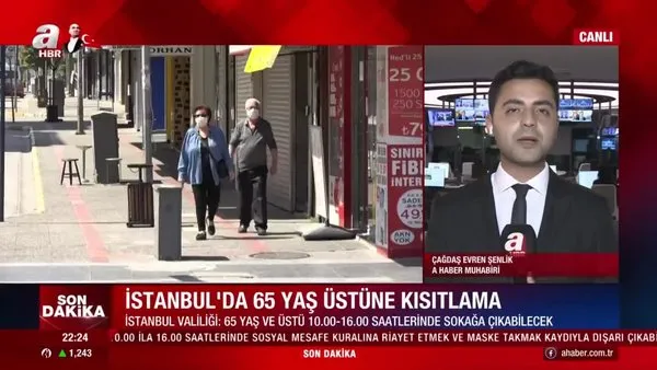Son Dakika Istanbul Da 65 Yas Ve Ustune Sokak Kisitlamasi Video Videosunu Izle Son Dakika Haberleri