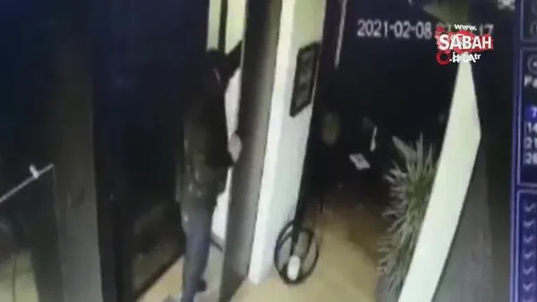 Beşiktaş’ta iş yerindeki hırsızlık kamerada | Video