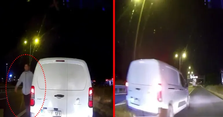 Otoyolda maganda dehşeti! Önce arkadan çarptı sonra önünü kesip saldırdı: O anlar kamerada