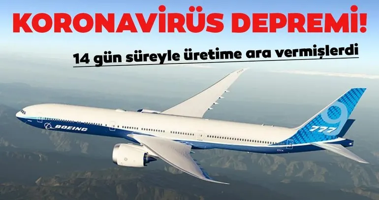 Boeing, coronavirüs nedeniyle işten çıkarma yapacak
