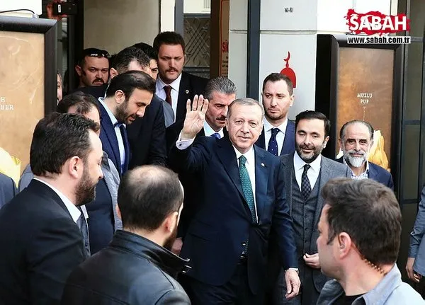 İstanbul'da ilginç görüntü! Cumhurbaşkanı'nı işte böyle beklediler