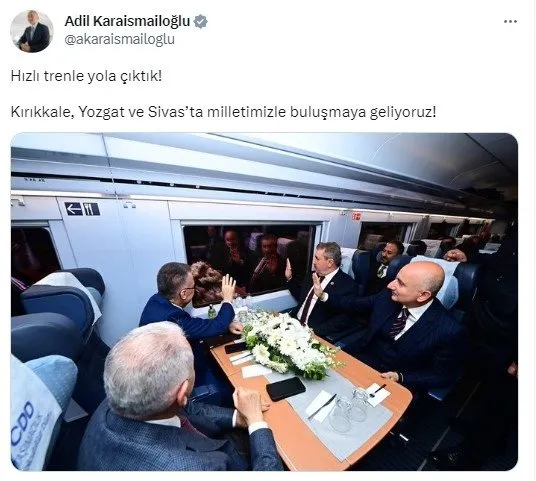 Süre 2 saate düşüyor! Raylı sistemlerde yerli dönemi! Ankara-Sivas Hızlı Tren Hattı’nda ilk sefer yapıldı