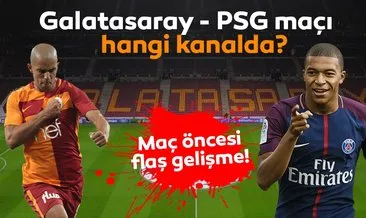 Son Dakika Haberi: Galatasaray PSG maçı hangi kanalda yayınlanacak? GS PSG maçı ne zaman saat kaçta? İlk 11’de yok!