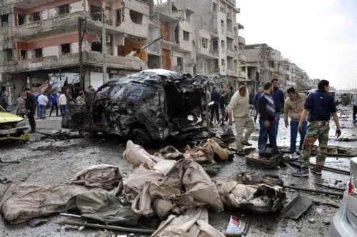 Humus’ta çifte bombalı saldırı