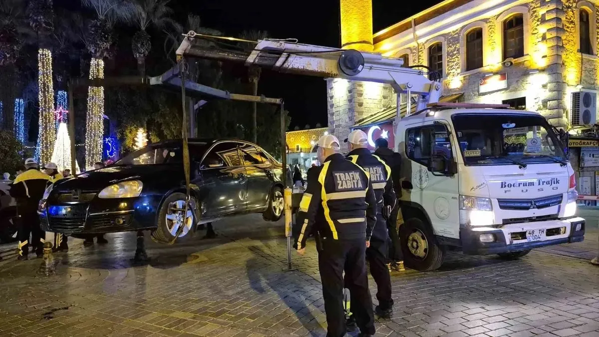 Bodrum’da alkollü sürücüye 16 bin lira ceza Bodrum’da alkollü sürücüye 16 bin lira ceza