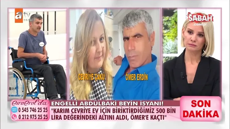 Esra Erol’da inanılmaz olay! Eşi biriktirdikleri 500 bin lirayı alarak kayıplara karıştı: Çocuklarımızın hayallerimizi çaldı! | Video
