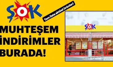 28 Kasım ŞOK aktüel ürünler kataloğu burada! Tam liste ŞOK indirimli aktüel ürünler