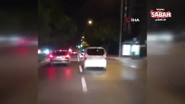 Antalya'da trafikte makasçı terörü kamerada | Video