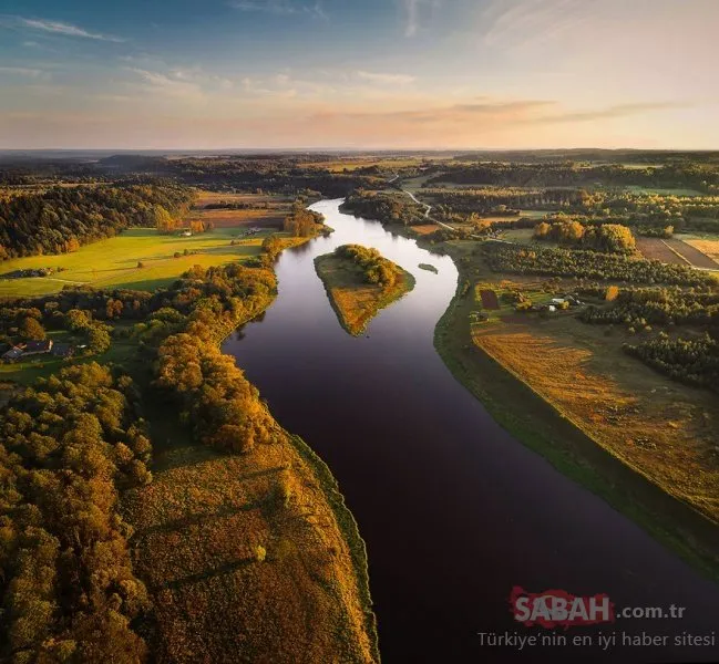 Havadan fotoğraflarla Litvanya