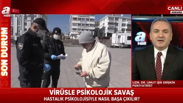 Uzman Doktor'dan canlı yayında corona virüsü psikolojisi konusunda vatandaşlara flaş uyarı | Video