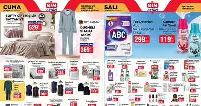 BİM aktüel bu cuma satışta! 26 Eylül BİM’de neler var, indirimli mi? Çift kişilik battaniye, pijama takımı, toz deterjan...
