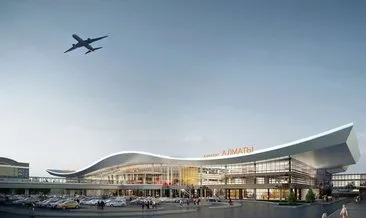 Kazakistan’ın Almatı Havalimanı bu sabah uçuşlara açıldı