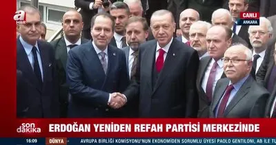 SON DAKİKA: Başkan Erdoğan, Yeniden Refah Partisi Genel Merkezi’nde! | Video