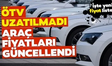 Yeni otomobil fiyatları listesi yayınlandı! 2019 ÖTV indirimi sonrası güncel araç fiyatları ne kadar oldu?