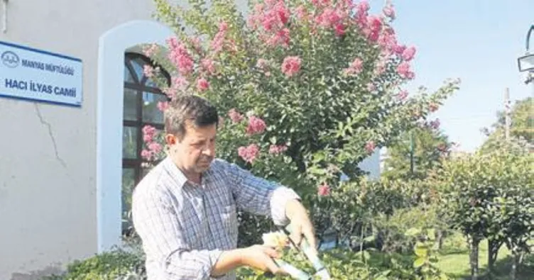 Çevrecı ımam camıyı botanığe çevırdı