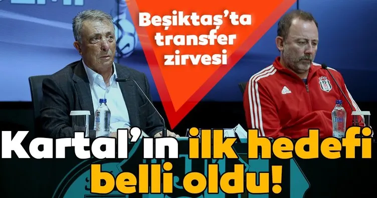 Beşiktaş’ın hedefi belli oldu! Ahmet Nur Çebi ve Sergen Yalçın’dan transfer toplantısı