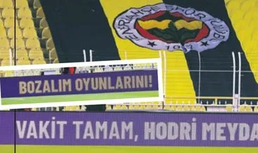 Fenerbahçe’den panolu cevap!
