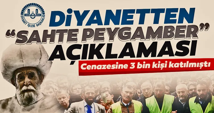 Müftülükten 'Sahte peygamber' açıklaması