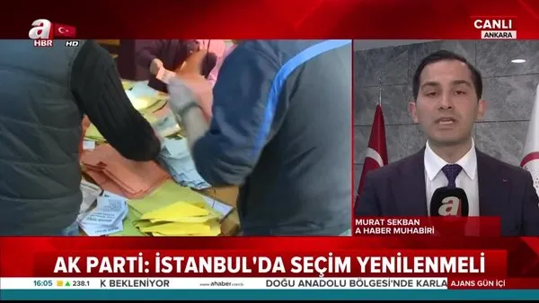 AK Parti İstanbul'da seçimlerin iptali için YSK'ya başvurdu mu?