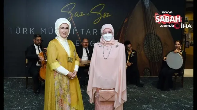 Emine Erdoğan, Kraliçe Iskandariah ile millet kütüphanesini ve dokuma Atlas sergisini ziyaret etti | Video