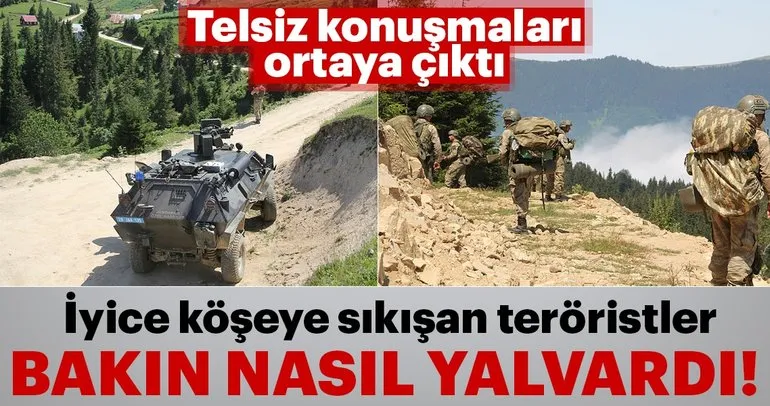 Süper Kobraları duyan PKK’lılar telsiz ile yalvardı: Bizi biran evvel çıkartın