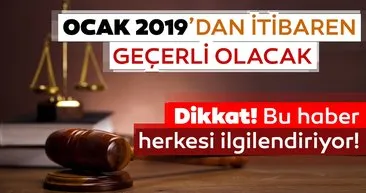 Yargı 2019'a yeni uygulamalarla giriyor
